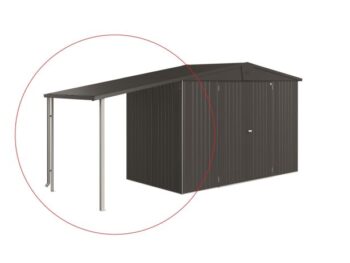DODATKI ZA KOVINSKE HIKE BIOHORT 150X156 CM STRANSKA STREHA ZA EUROPA V 2/3/4A TEMNO SIVA